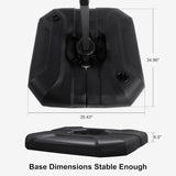 Patio Umbrella Base | Heavy-Duty Stand with High Weight Capacity | Durable Design for Stability in Windy Conditions