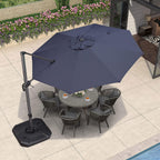 Patio Umbrella Base | Heavy-Duty Stand with High Weight Capacity | Durable Design for Stability in Windy Conditions