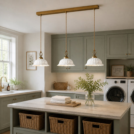 Anita fluted ceramic pendant — supplier photo