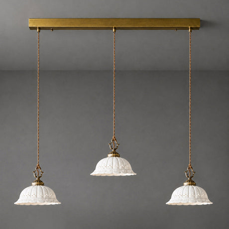 Anita fluted ceramic pendant — supplier photo