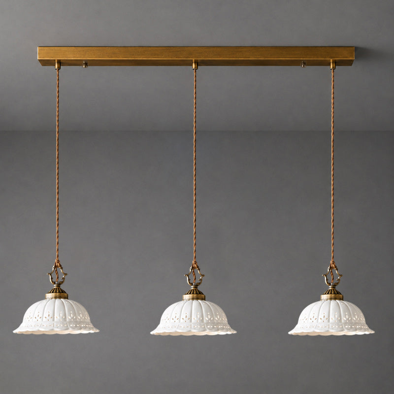 Anita fluted ceramic pendant — supplier photo