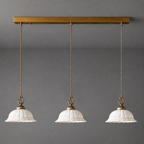 Anita fluted ceramic pendant — supplier photo