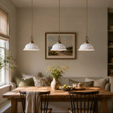 Anita fluted ceramic pendant — supplier photo