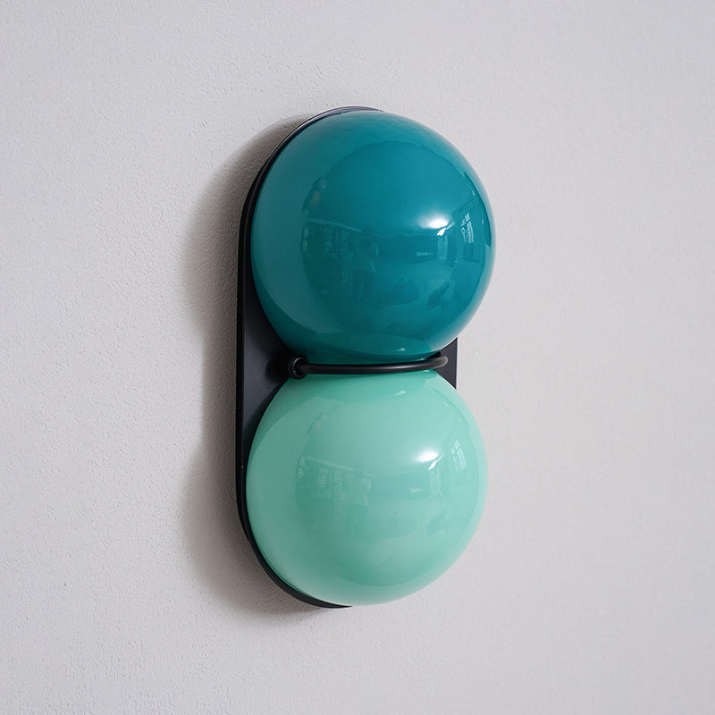 Matteo twin-globe wall sconce — supplier photo