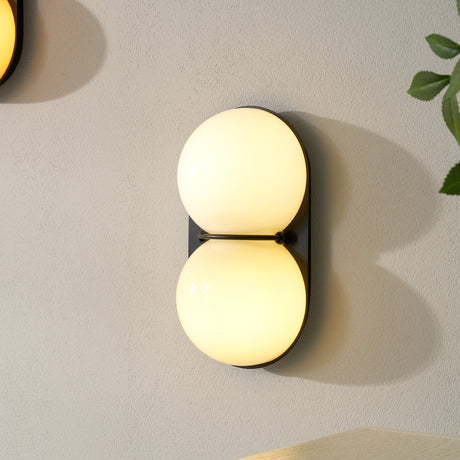 Matteo twin-globe wall sconce — supplier photo