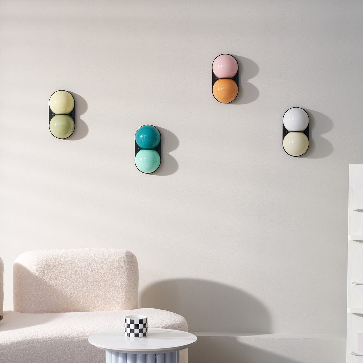 Matteo twin-globe wall sconce — supplier photo