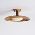Modern Flat-Panel Ceiling Light with Pot-Lid Design