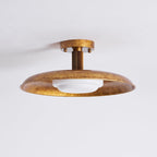 Modern Flat-Panel Ceiling Light with Pot-Lid Design