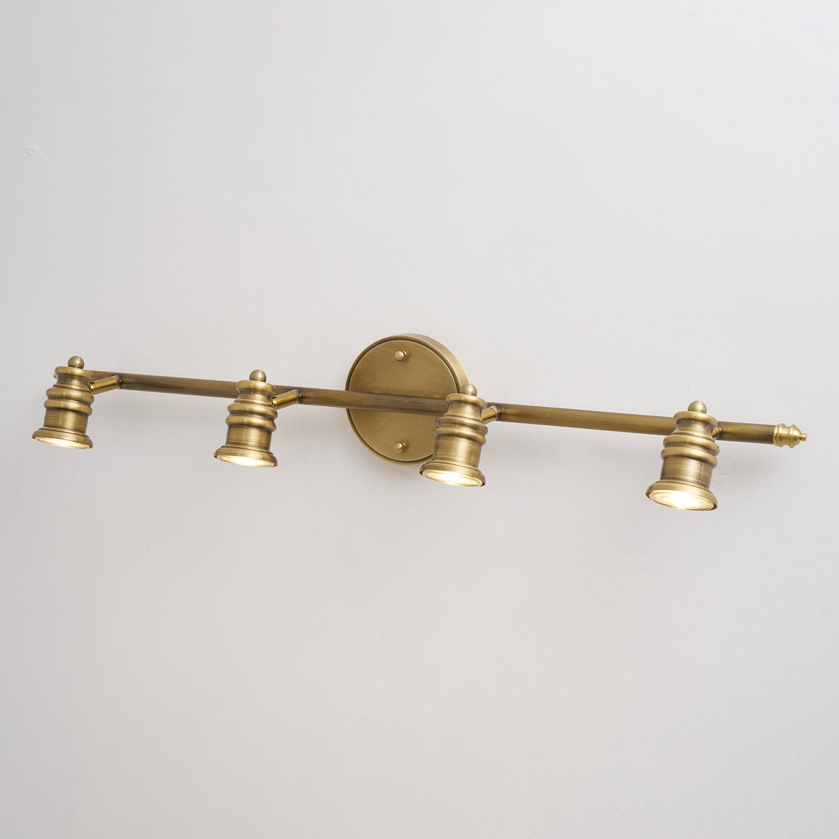 Halophane wall lamp