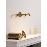 Halophane wall lamp