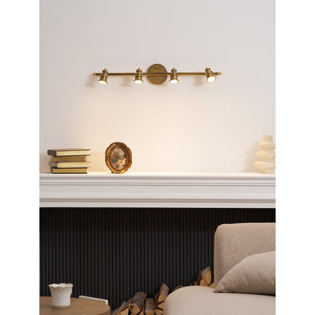 Halophane wall lamp