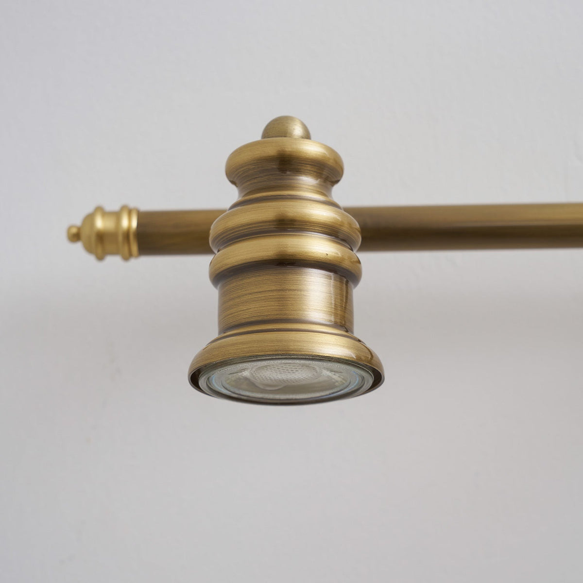 Halophane wall lamp
