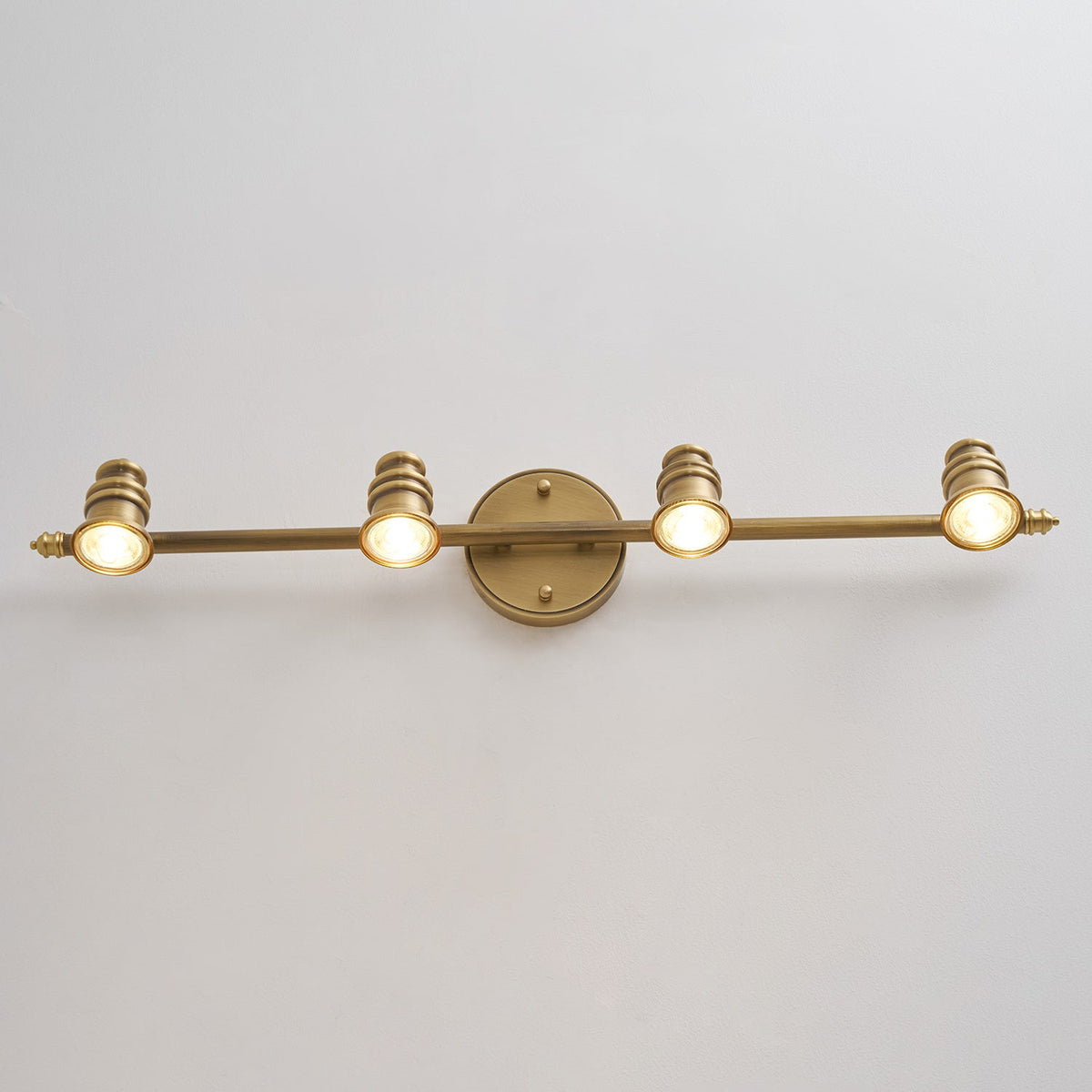 Halophane wall lamp