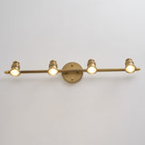 Halophane wall lamp