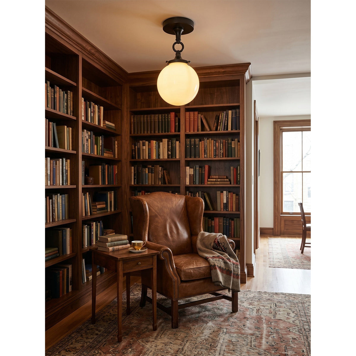 Orbin semi-flush