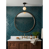 Orbin semi-flush