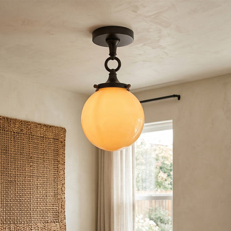 Orbin semi-flush