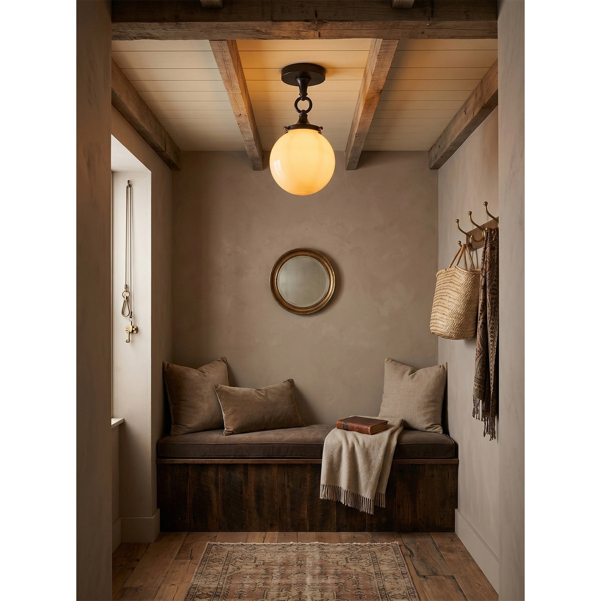 Orbin semi-flush