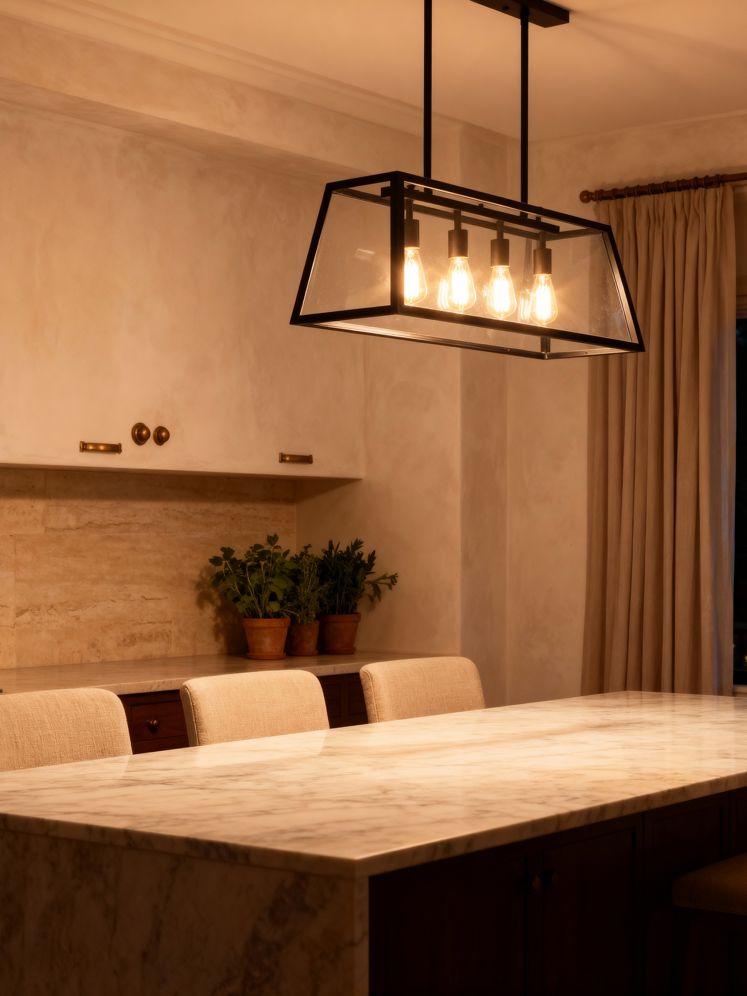 Renova | Sleek Modern Geometric Glass Pendant Light