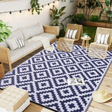Reversible Outdoor Rug | Waterproof Plastic Mat with Non-Slip Design for Indoor and Outdoor Use