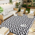 Reversible Outdoor Rug | Waterproof Plastic Mat with Non-Slip Design for Indoor and Outdoor Use