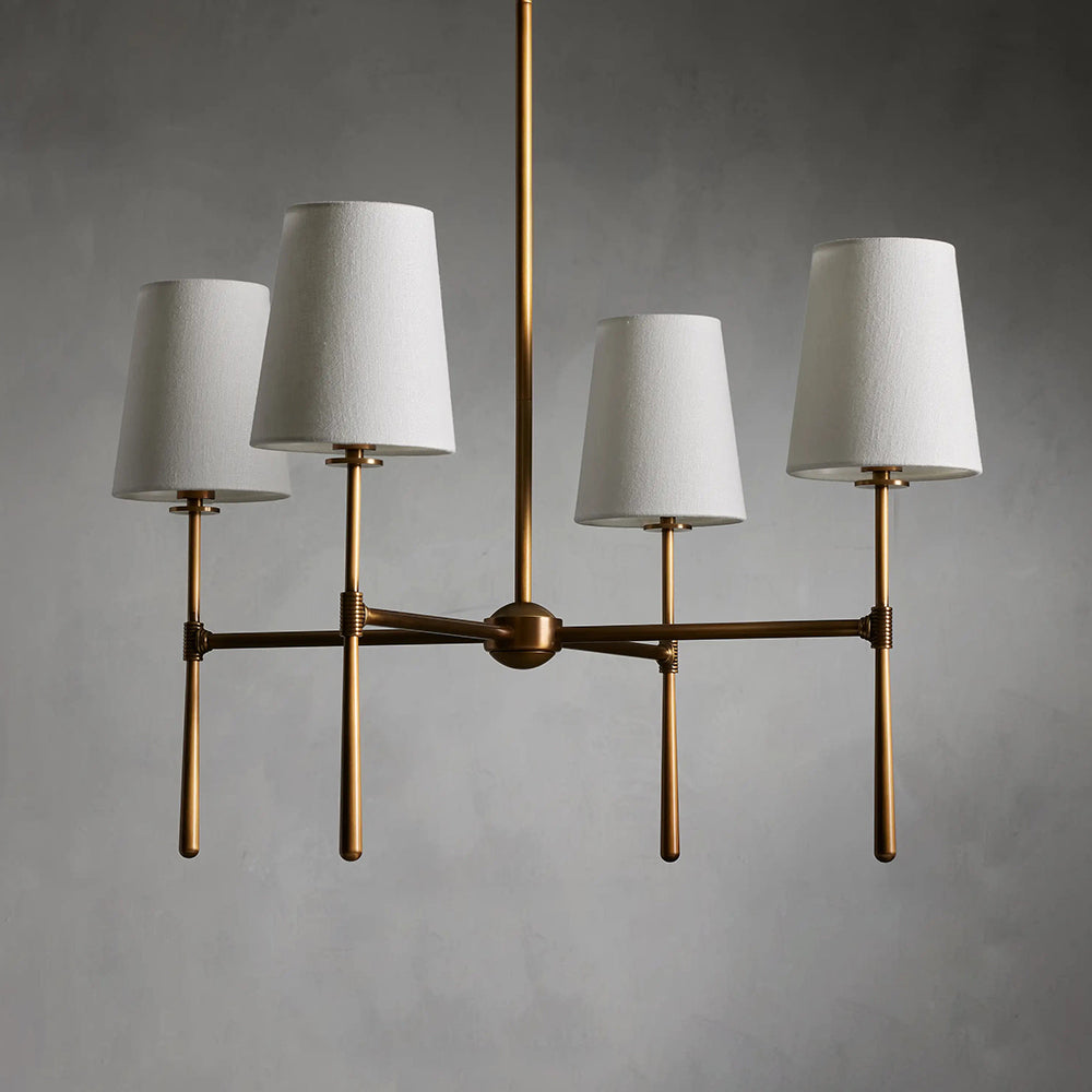Rhodes Round Chandelier - Elegant Modern Ceiling Lighting Fixture