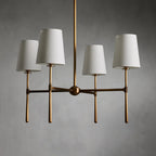 Rhodes Round Chandelier - Elegant Modern Ceiling Lighting Fixture