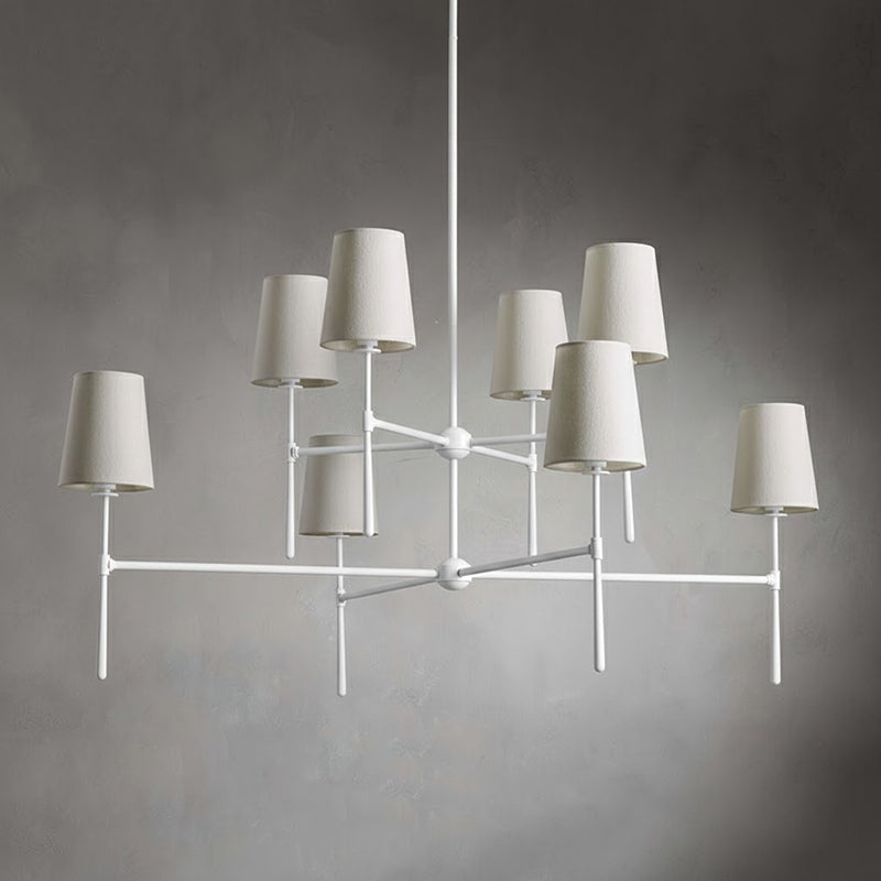 Rhodes Round Chandelier - Elegant Modern Ceiling Lighting Fixture