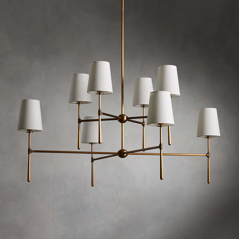 Rhodes Round Chandelier - Elegant Modern Ceiling Lighting Fixture