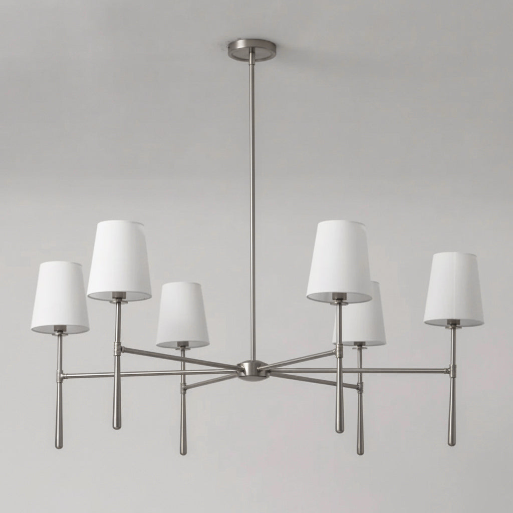 Rhodes Round Chandelier - Elegant Modern Ceiling Lighting Fixture