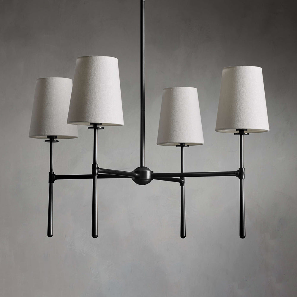 Rhodes Round Chandelier - Elegant Modern Ceiling Lighting Fixture