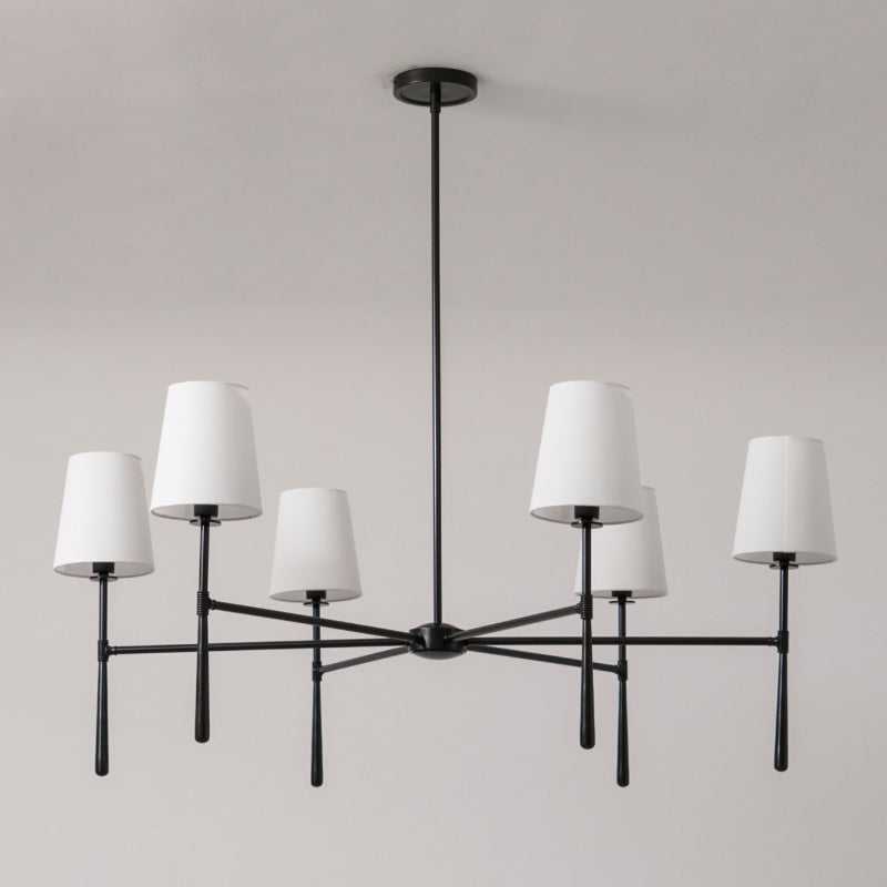 Rhodes Round Chandelier - Elegant Modern Ceiling Lighting Fixture