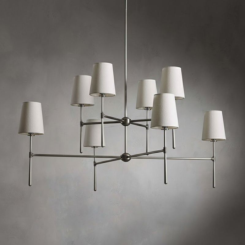 Rhodes Round Chandelier - Elegant Modern Ceiling Lighting Fixture