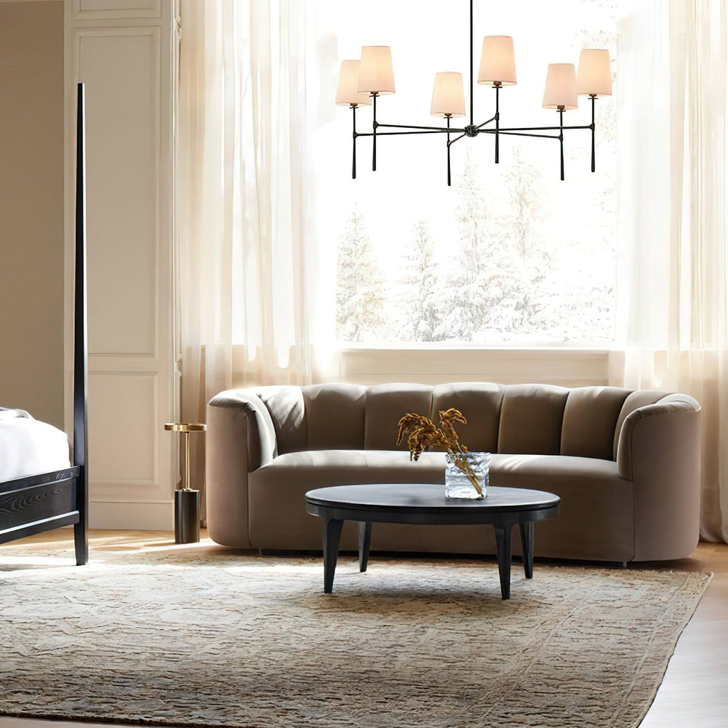 Rhodes Round Chandelier - Elegant Modern Ceiling Lighting Fixture