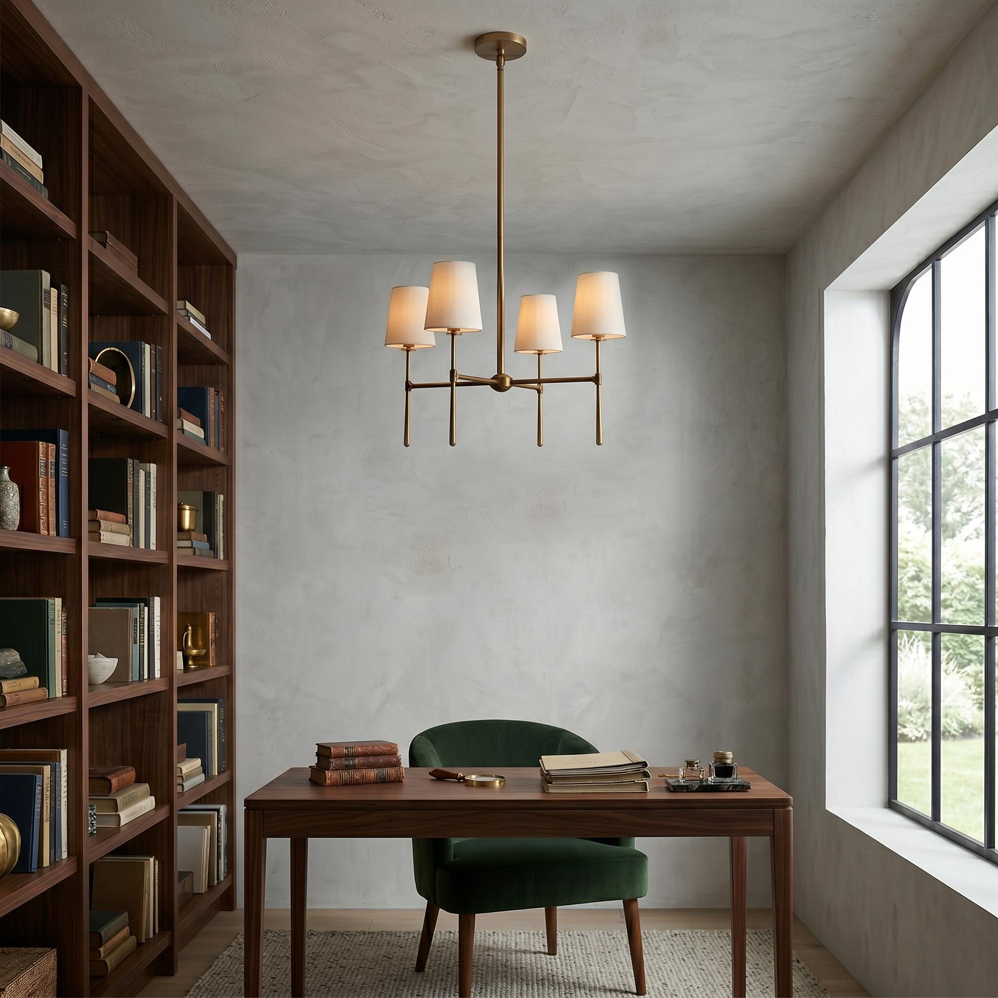 Rhodes Round Chandelier - Elegant Modern Ceiling Lighting Fixture