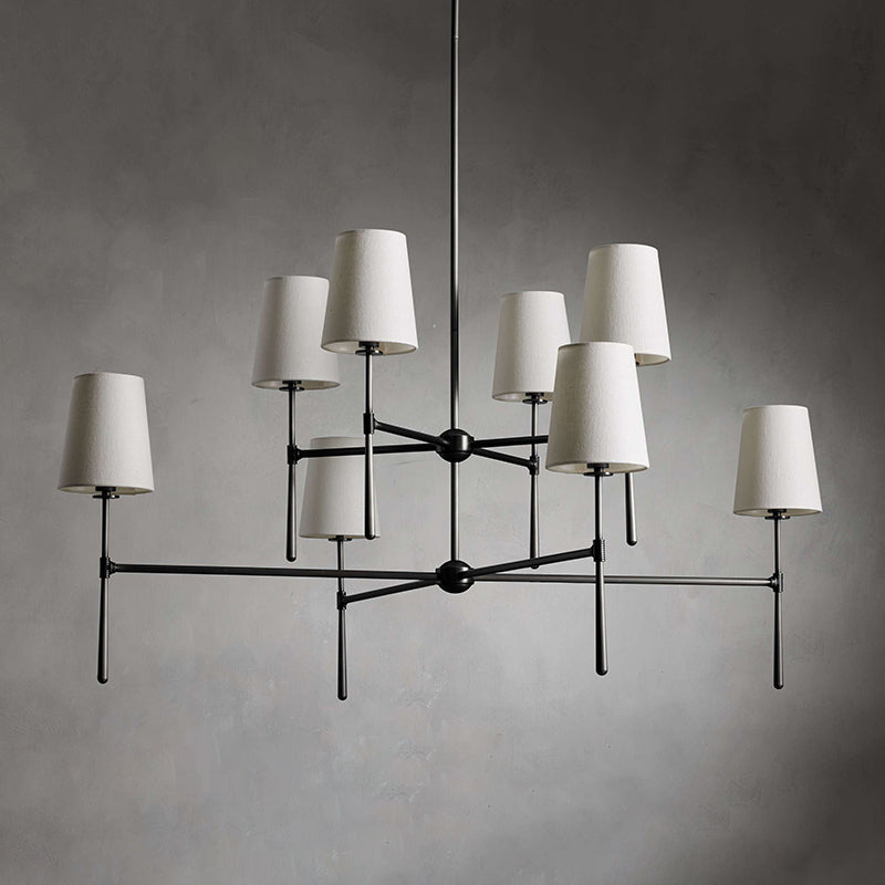 Rhodes Round Chandelier - Elegant Modern Ceiling Lighting Fixture