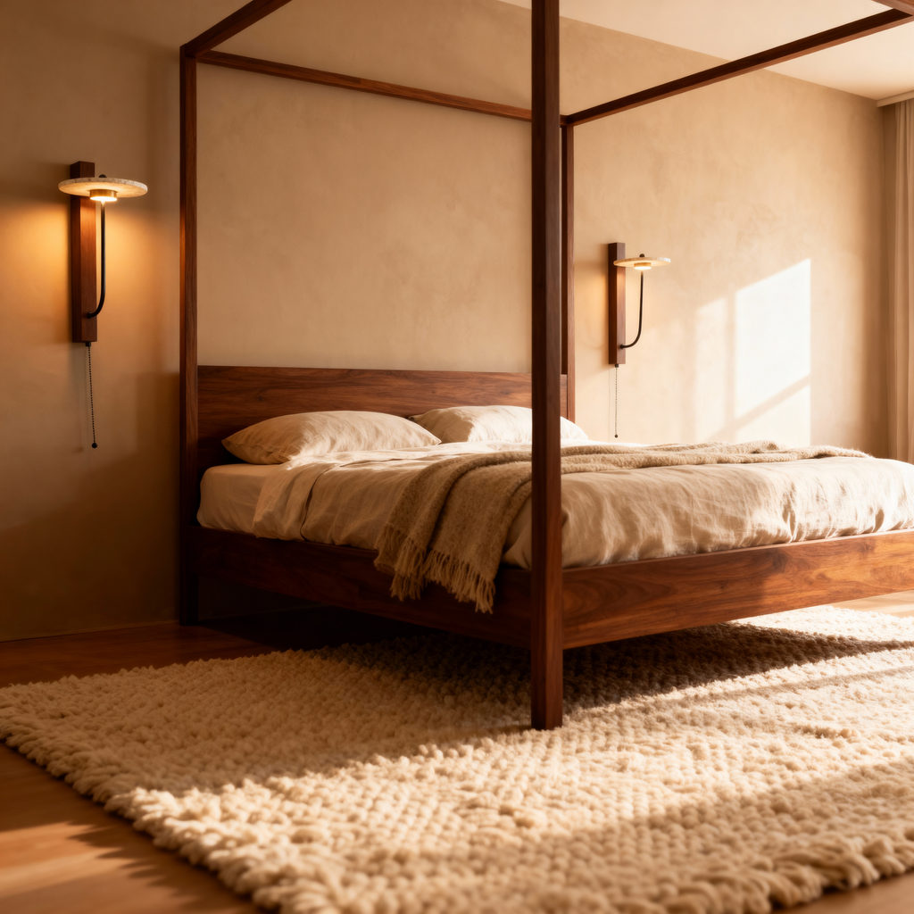 RuvoStone | Elegant Contemporary Wall Sconce Lighting with Natural Materials