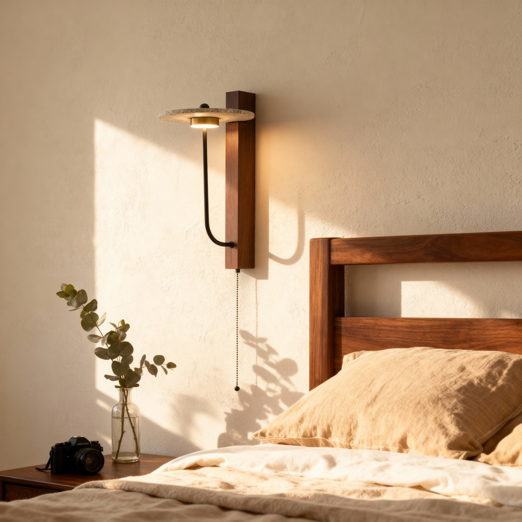 RuvoStone | Elegant Contemporary Wall Sconce Lighting with Natural Materials
