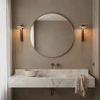 RuvoStone | Elegant Contemporary Wall Sconce Lighting with Natural Materials