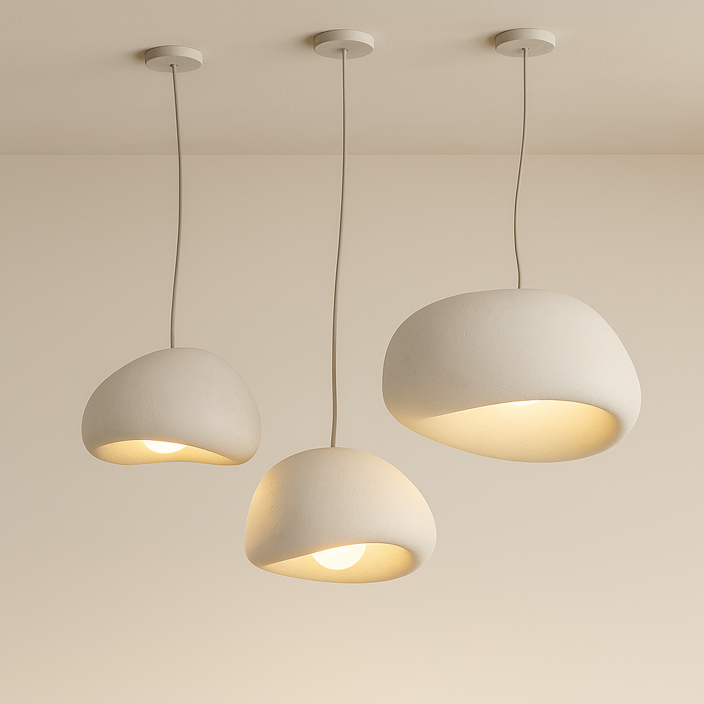SakuLight | Organic Minimalist Handcrafted Pendant Lighting Fixture