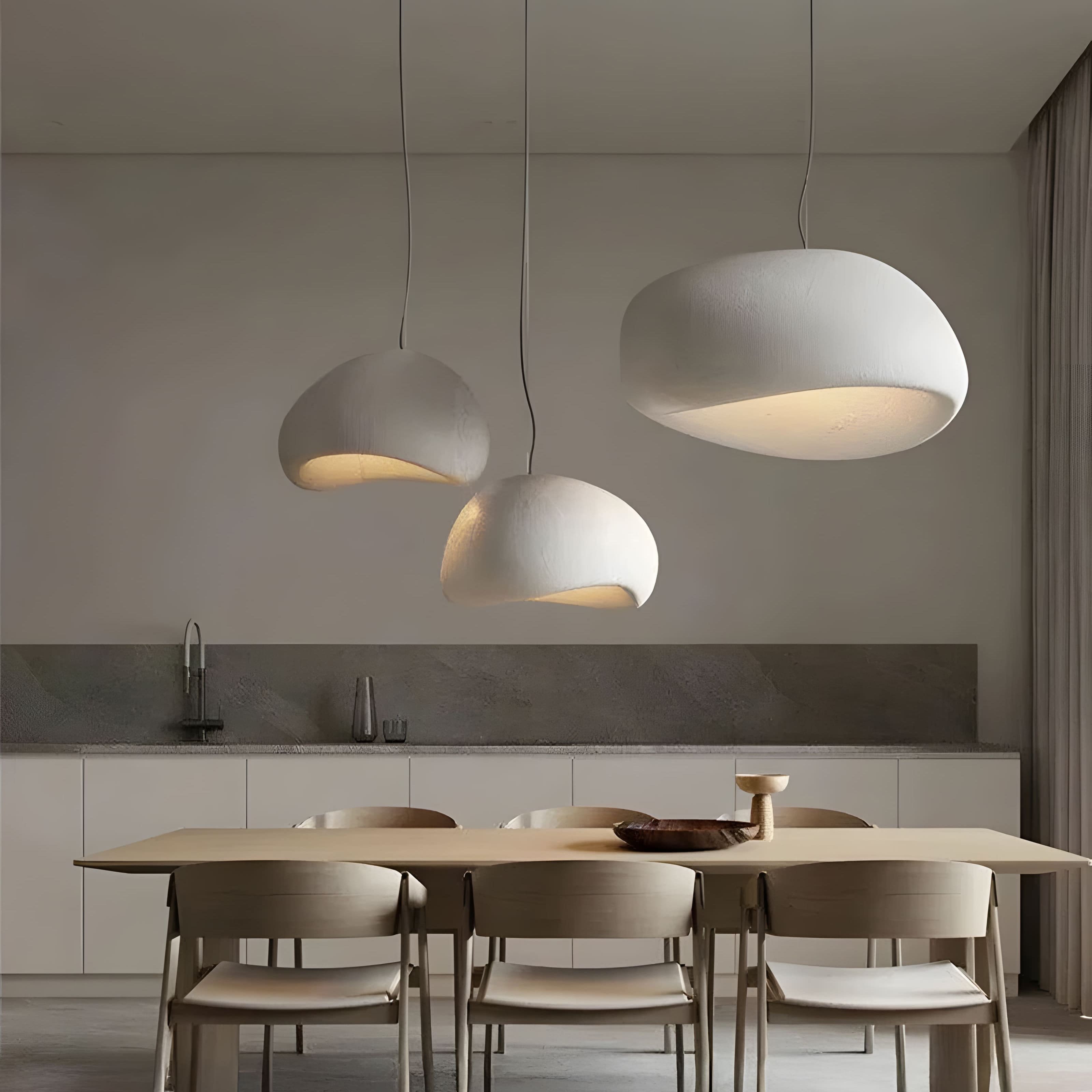 SakuLight | Organic Minimalist Handcrafted Pendant Lighting Fixture