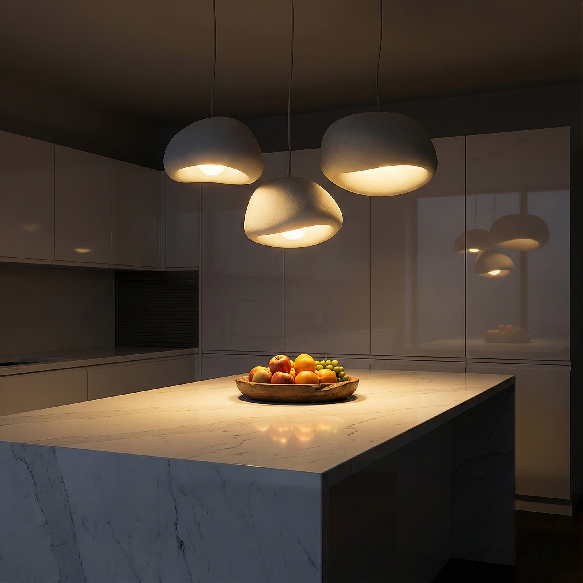 SakuLight | Organic Minimalist Handcrafted Pendant Lighting Fixture