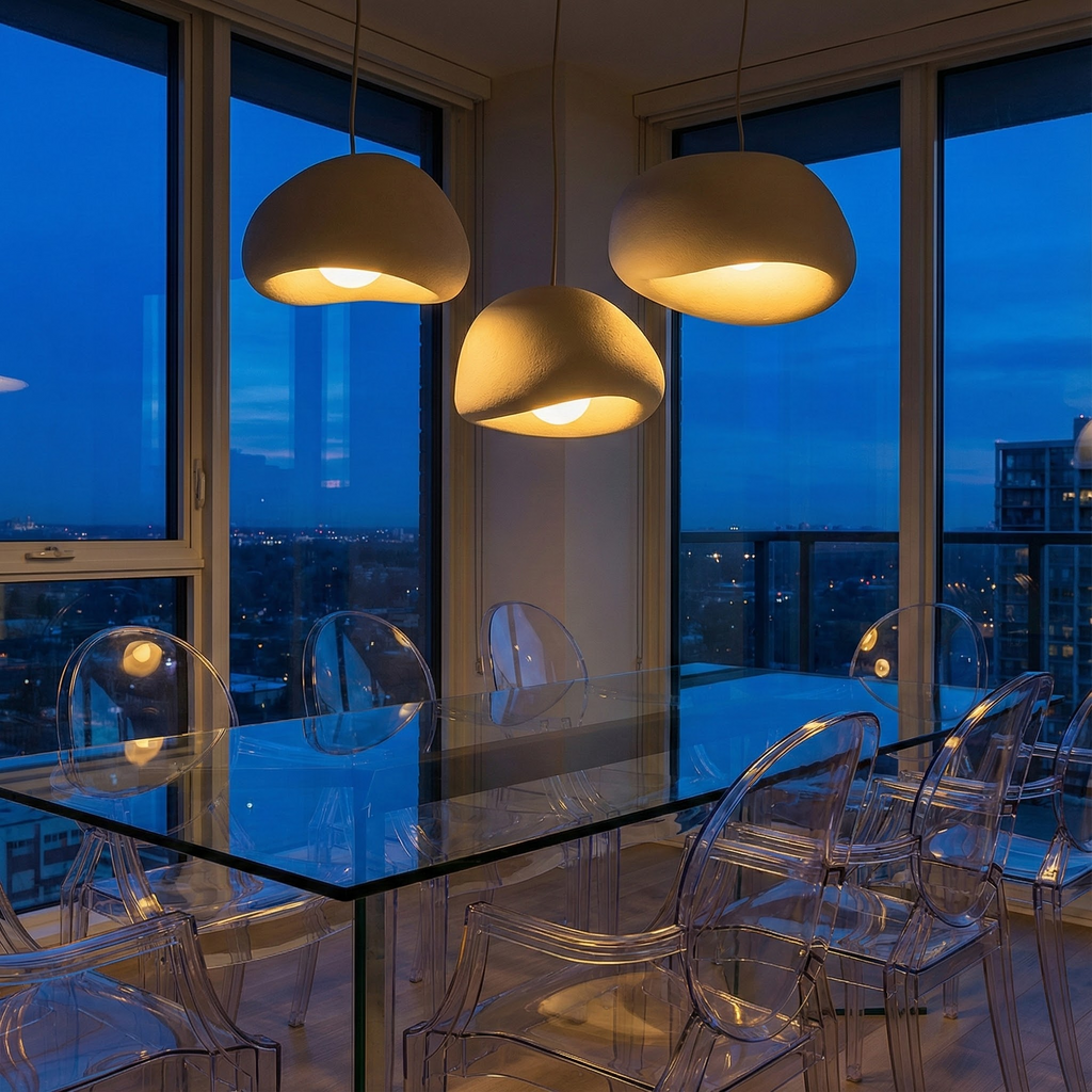 SakuLight | Organic Minimalist Handcrafted Pendant Lighting Fixture