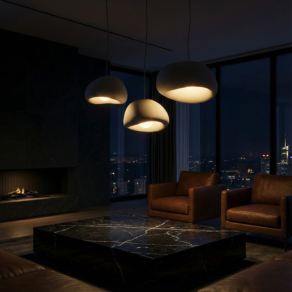 SakuLight | Organic Minimalist Handcrafted Pendant Lighting Fixture