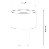 Sediment table lamp