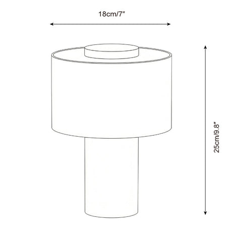 Sediment table lamp