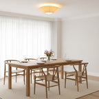 Siam Ceiling Light Modern Drum Flush-Mount Fixture for Living & Bedroom