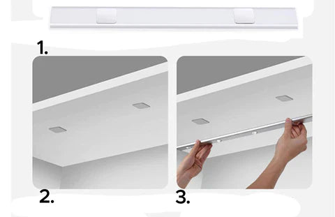 SmartGlow | LED Light Fixture with Motion Sensor & Adjustable Color | Energy Efficient Lighting for Home Convenience