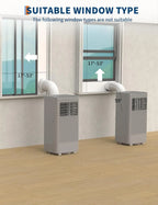 Smart Compact | Portable AC Unit with 8,000 BTU Cooling Power | Ideal for Rooms up to 350 Sq.Ft.