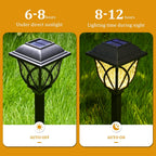 SolarGlow | Solar Pathway Lights with Automatic Dusk Activation | Eco-Friendly Outdoor Illumination for Pathways and Gardens